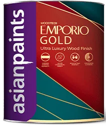 Asian Paints WoodTech Emporio Gold PU White