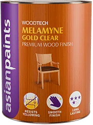 Asian Paints WoodTech Melamyne Gold Clear