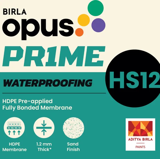 Birla Opus Birla Opus Prime HS12 HDPE Membrane (1.2mm, sand finish)