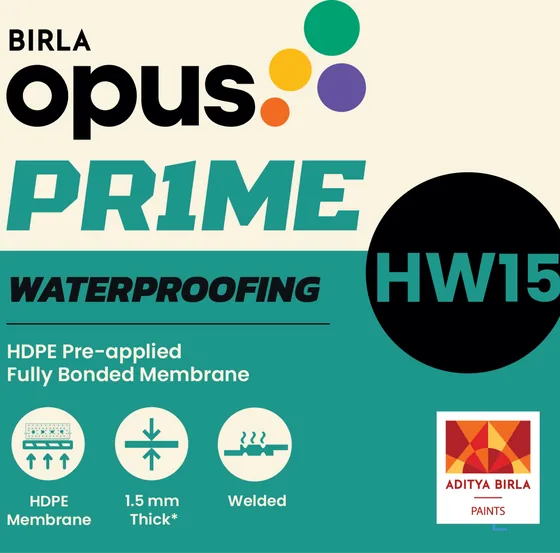 Birla Opus Birla Opus Prime HW15 HDPE Membrane (1.5mm, weldable)