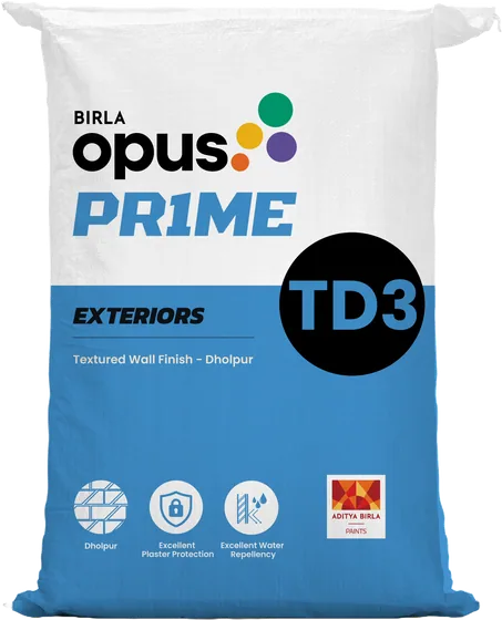 Birla Opus Birla Opus Prime TD3 Exterior Dholpur Wall Finish Texture