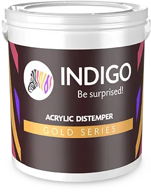 Indigo Paints Acrylic Distemper (Gold Series)