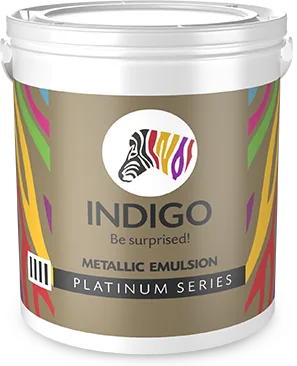 Indigo Paints Metallic Emulsion