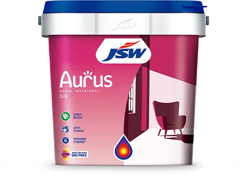 JSW Paints Aurus Regal Interiors Silk