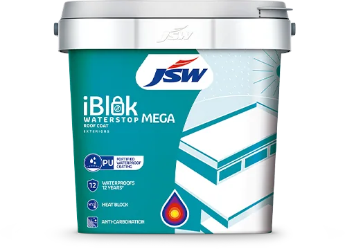 JSW Paints iBlok Waterstop Roof Coat Mega Exterior
